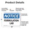 Signmission Formulation Lab, 10 in W x Rectangle, Plastic OS-2PACK-NS-P-710-L-12898 - alternate 4
